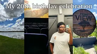 My 20th birthday vlog|solo date|movies|nature|free food&hellip;❤️✨
