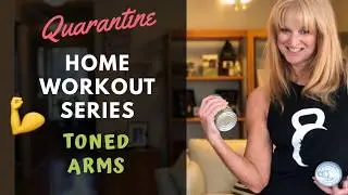 Quarantine Home Workout Series | Toned Arms & Balance Exercises with Household items