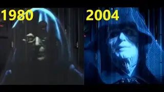 The Empire Strikes Back - original 1980 Emperor vs 2004 Emperor
