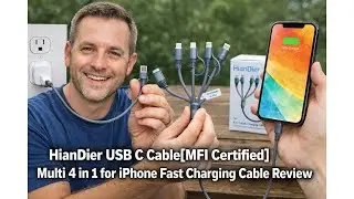 ⚡ Обзор USB-кабеля HianDier USB C [сертифицированного MFi] 4-в-1 для быстрой зарядки &ndash; идеальный ...