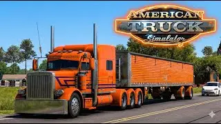 America Truck Simulator ( ATS ) Caminhão Piterbilt 389 Cargas Pesadas DLC Lousiana Snoowy Moon Verti