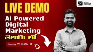 Digital Marketing Course in Telugu Live Demo
