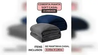 Review: 2 Coberta Manta Soft Casal Microfibra Veludo 2,00x1,80 Mts