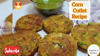Corn cutlet recipe | crispy corn cutlet | #shorts #youtubeshorts #corncutlet
