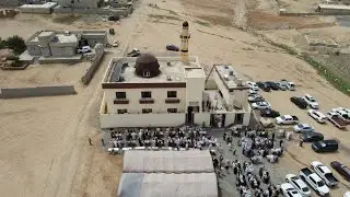 الجانب المرئي لفتتاح جامع طلال محمد طاهر كشمولة في منطقة القوسيات #الموصل