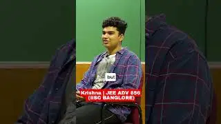 Why This 856 Rank Holder Skipped IIT&mdash;Surprising Reasons! | #iiscbangalore #competishun
