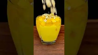 Mango Lassi 🥭 Asmr Style 🎧 #shorts #asmrcooking #asmr #mangolassi #mangorecipe #shricooking #food