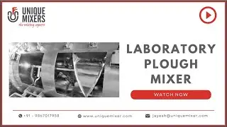 Laboratory Plough Shear Mixer. Crucial For Product Development and Process Optimization.