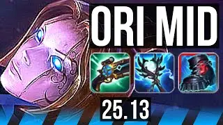 ORIANNA vs SYNDRA (MID) | KR Master | 25.13