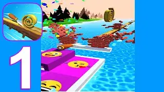 Spiral Roll Gameplay Walkthrough Part 1 Level 1-20 (IOS/Android)