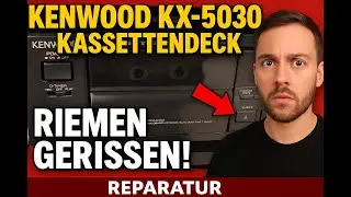 🔧 Kenwood KX-5030 Kassettendeck Reparatur – Riemen gerissen! Jetzt wird’s ernst!