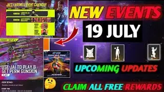 FREE FIRE NEW EVENT | 19 JULY NEW EVENT | FREE FIRE NEW UPDATE | FF NEW EVENT
