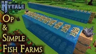 Simple Fish Farm Hytale | Ultimate Fish Farm Hytale | Infinite Fish And Water Essence in Hytale