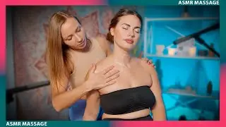 ASMR Массаж шеи и плеч от Лины