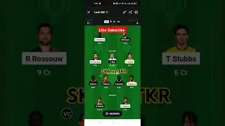 SKN vs TKR Dream11 Prediction Today Match|SKN vs TKR Dream11 Team Today l|SKN vs TKR Match 3 CPL T20