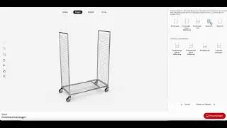 Rubens Visual 3D Konfigurator Reference: Order Picking Trolley - B2B Lead Generation