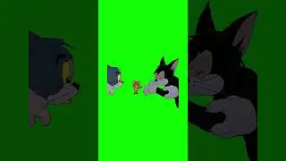 Jerry choosing between Tom and Butch meme - Green Screen - Tom and Jerry