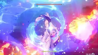 F2P C0 Sangonomiya Kokomi no buff damage showcase