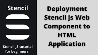 Deployment StencilJS web component to html application