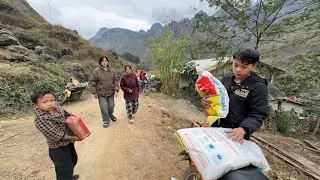 Bất Ngờ Từ Hấu Chua nhận quà,Từ Cô Chú Phong Nguyên cho mấy anh em Bố Mất mẹ đã đi bước nữa.