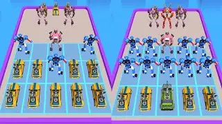 Merge Robot Master Car Gameplay Video 2024 !! Transformer