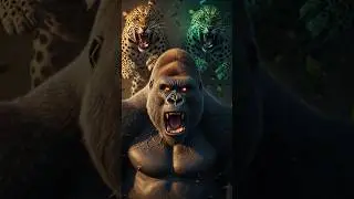 Gorilla vs Leopards | Brutal Jungle Power!  @PaleoPerspectives-w9z
