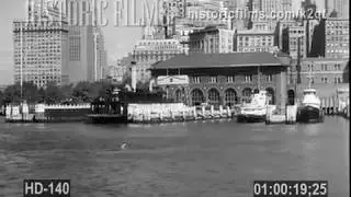 AMAZING NEW YORK CITY WATERFRONT, 1940S