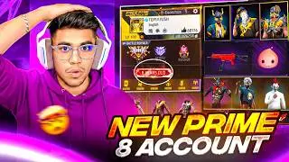 Come Back😎My New Prime 8 Level Account🔥Collection Reveal !!