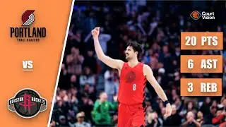 Deni Avdija - 20 Points, 6 Assists, 3 Rebounds vs Rockets - 2025-26 Regular Season