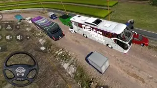 Bus Simulator Games | Bus Driving In Most Dangerous Road | New Bus Game