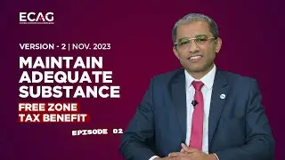 Maintain Adequate Substance - UAE Free Zone Tax Benefit | Episode 2 November 2023 Version 2