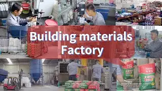 Building material factory|Tile Adhesive Manufacturing process| grout production|board production