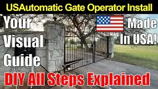 Full Install • US Automatic Ranger HD Gate Operator
