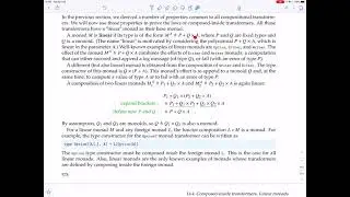 "Science of Functional Programming", Chapter 14. Monad transformers. Part 2 of 2