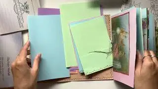Making fairy journals start to finish - Blank & interesting pages (Part 4)