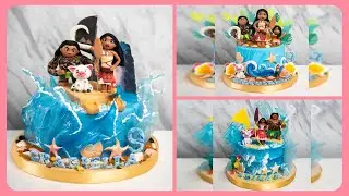 Moana Birthday Cake Compilation 🌺 | Beautiful Ocean-Themed Cake Ideas!