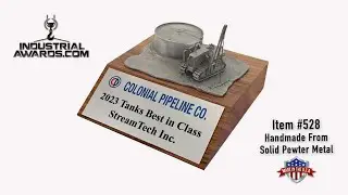 Pipelayer machine award model trophy gifts for pipeline industry pipeliner