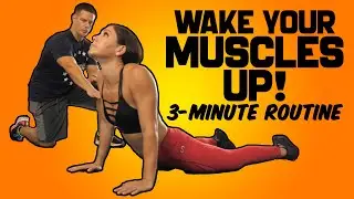 Wake Your Muscles Up with this 3 Minute Warm Up | Stretching Flow