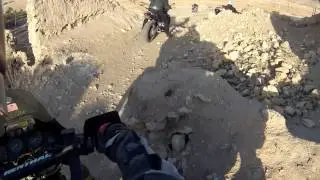AIN EL KARMA TO MIDES OASIS ON HONDA AFRICA TWIN-FULL LENGTH