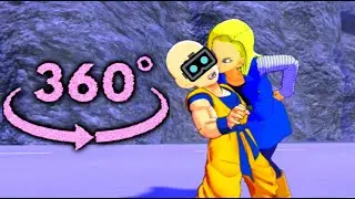 Android 18 Kisses Krillin in VR 360&deg; Dragon Ball Z