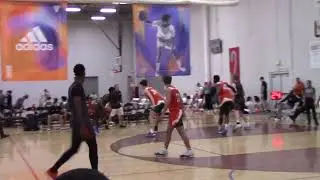 Garner Road 16s wing Rakease Passmore powers in for dunk