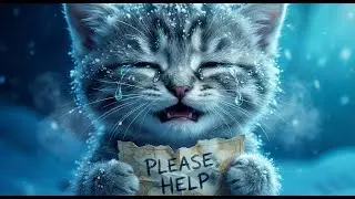 The Frozen Kitten Who Lost His Way... (Heartbreaking to Heartwarming) 💔🐱