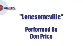 Don Price- Lonesomeville
