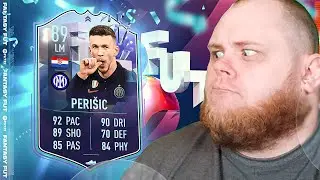 THE VERSATILITY! 🥵 FANTASY FUT PERISIC PLAYER REVIEW | FIFA 22