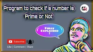 C program to check if a number is Prime or Not || 