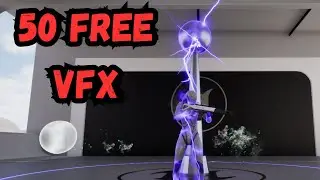 50 Free Niagara VFX in this new Example Project From Fab