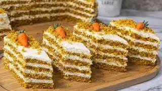 🥕🧁 Գազարով տորթ առանց բարդ բաղադրիչների՝ պատրաստիր րոպեների ընթացքում,