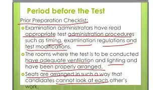 Administration/ Conducting the Test /Test Administration @Dr.SajidMahmoodSajid