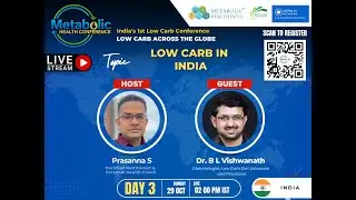 Metabolic Health Conference 2023. Dr B L vishwanath - Low Carb in India