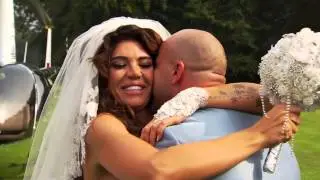 Andy en Melisa zien elkaar voor het eerst in bruidskleding | Andy & Melisa